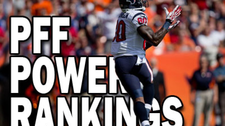 PFFELO Power Rankings - Week 4  NFL News, Rankings and Statistics