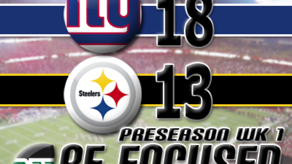 NFL Week 1 PFF ReFocused: Pittsburgh Steelers 26, New York Giants