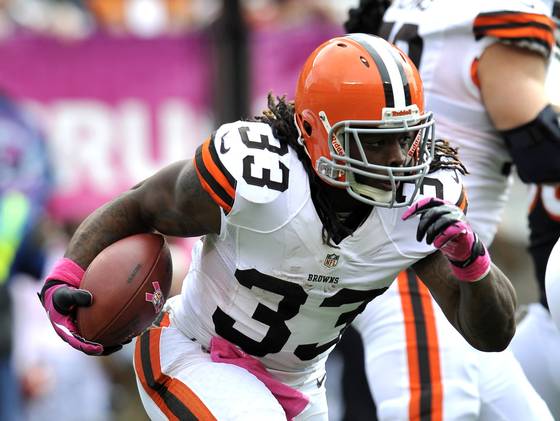 Trent Richardson Autographed Cleveland Browns Mini Helmet