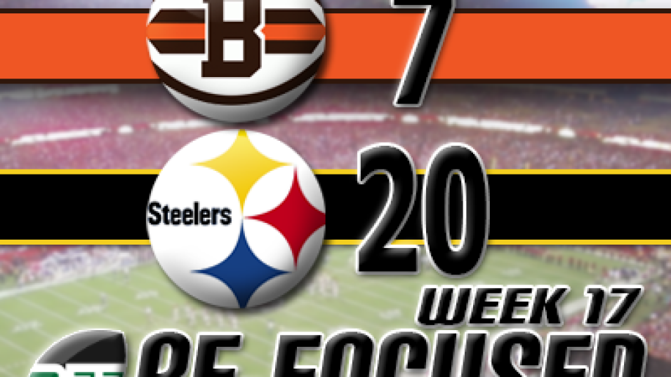 NFL Week 17 PFF ReFocused: Cleveland Browns 24, Pittsburgh Steelers 22, NFL News, Rankings and Statistics