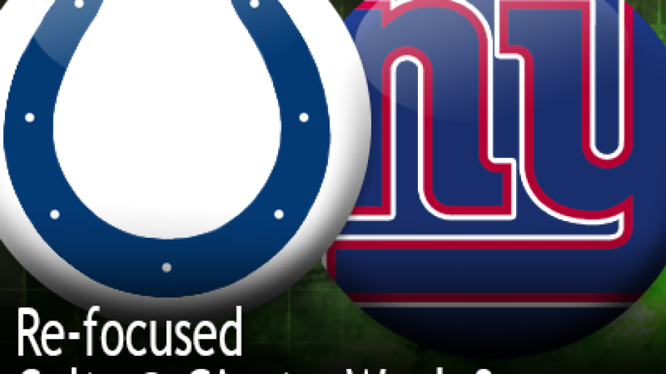 ReFo: Colts @ Giants, Week 9, PFF News & Analysis