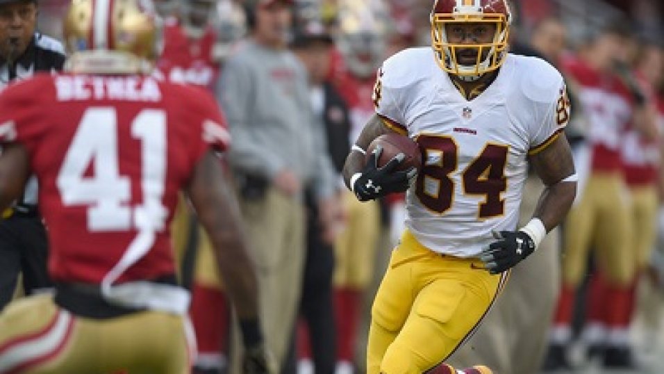 Washington Redskins' Niles Paul celebrates a Tennesee Titans