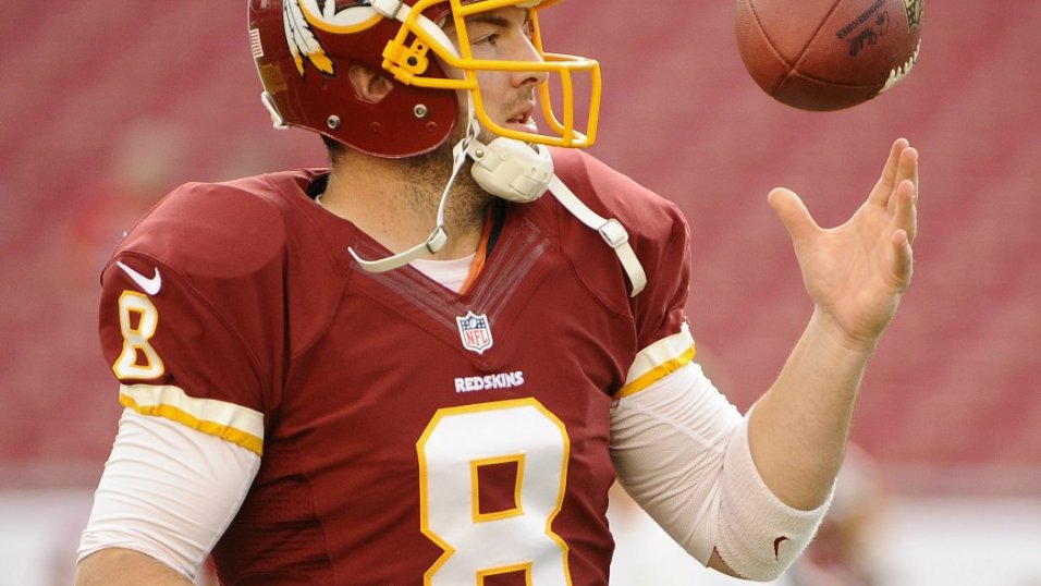 Rex Grossman works out with Falcons