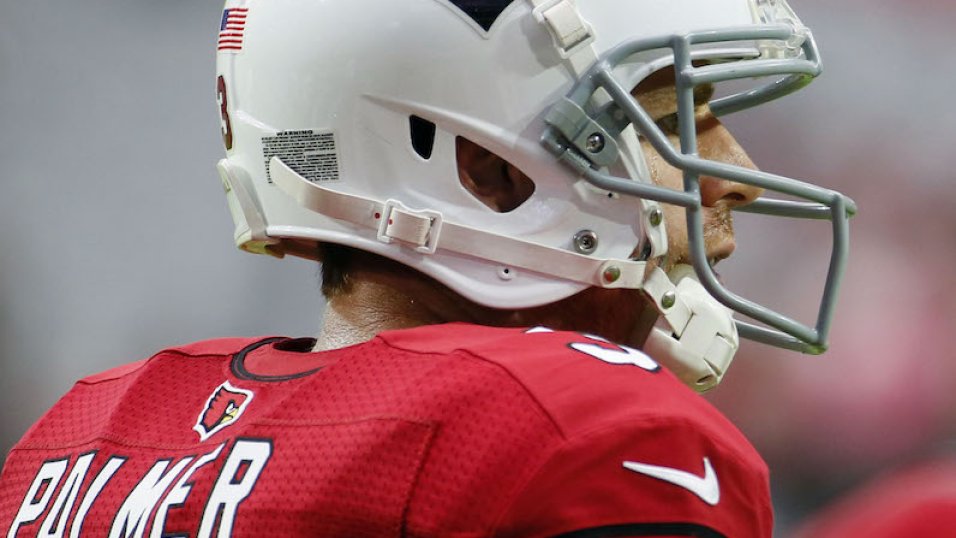 Arizona Cardinals quarterback Carson Palmer (3) and wide receiver