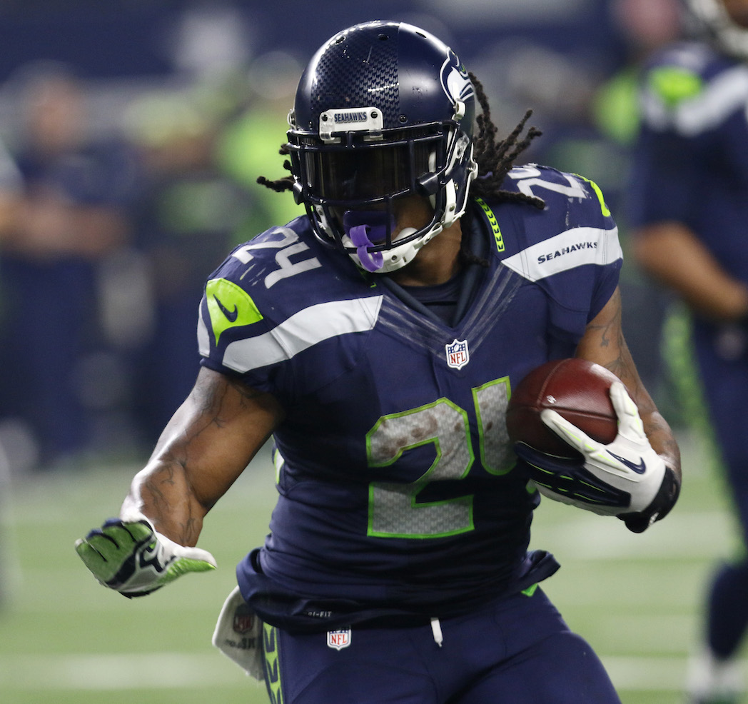 How Marshawn Lynch�s career compares to Adrian Peterson�s