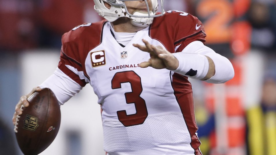 Arizona Cardinals quarterback Carson Palmer (3) and wide receiver