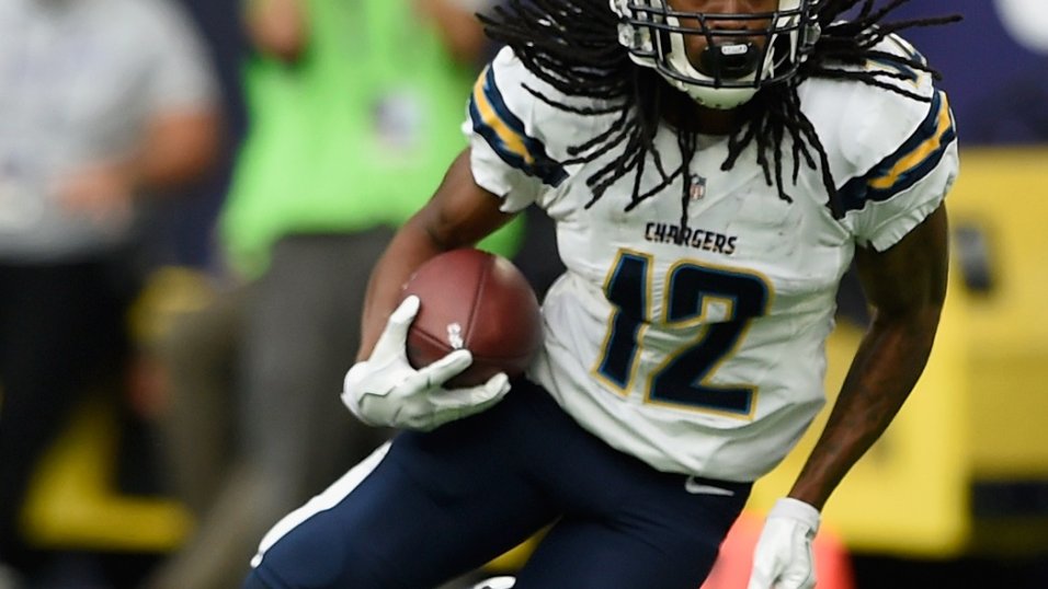 NFL Auction  Crucial Catch - Chargers Travis Benjamin Game Used