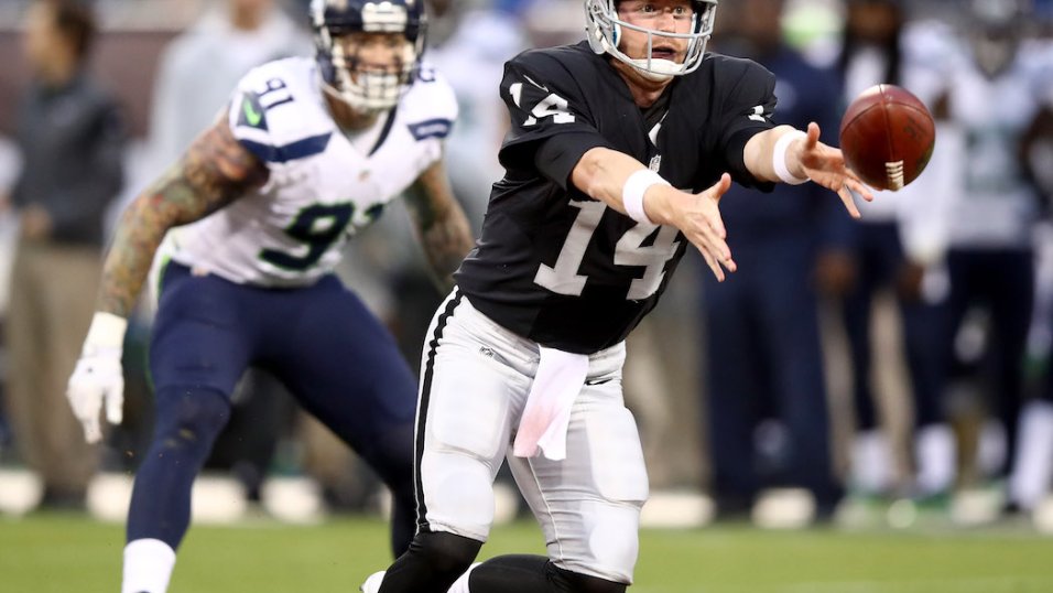 NFL: Preseason-Seattle Seahawks at Oakland Raiders