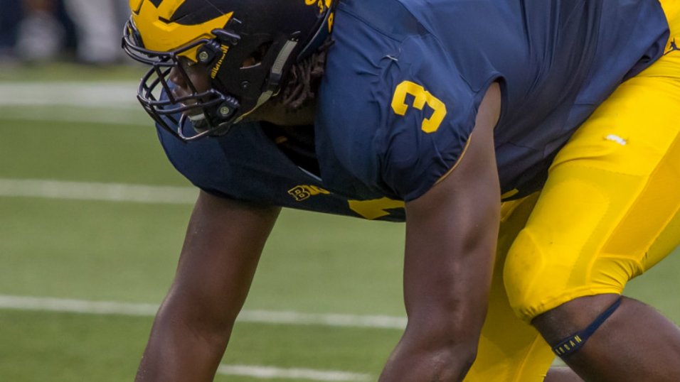 Rashan Gary and other freshman show off new Michigan uniforms