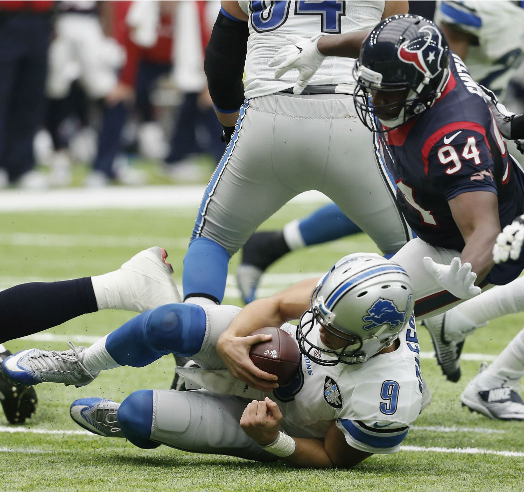 DET-HOU Grades: Texans Defense Stifles Stafford, Lions