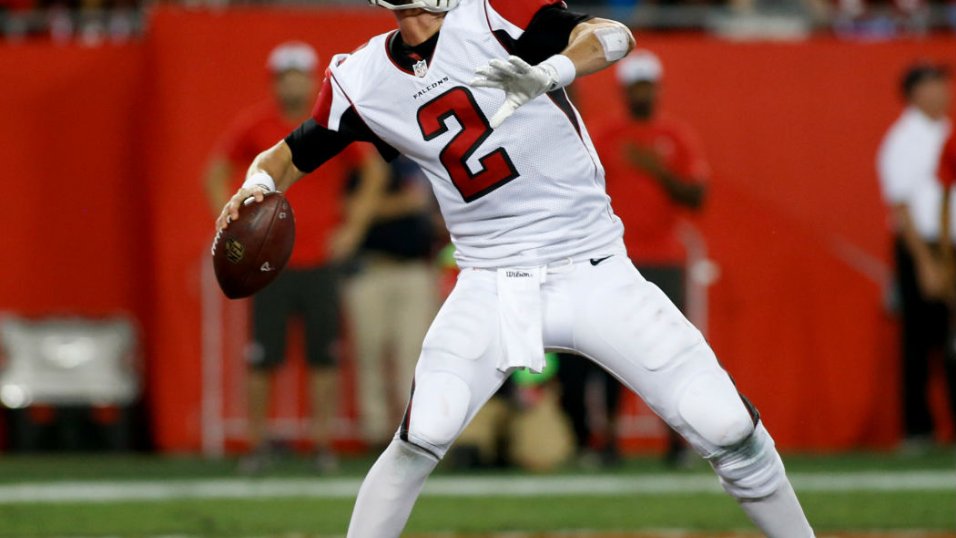 Falcons beat up on Buccaneers, 43-28, behind Matt Ryan's 4 TDs