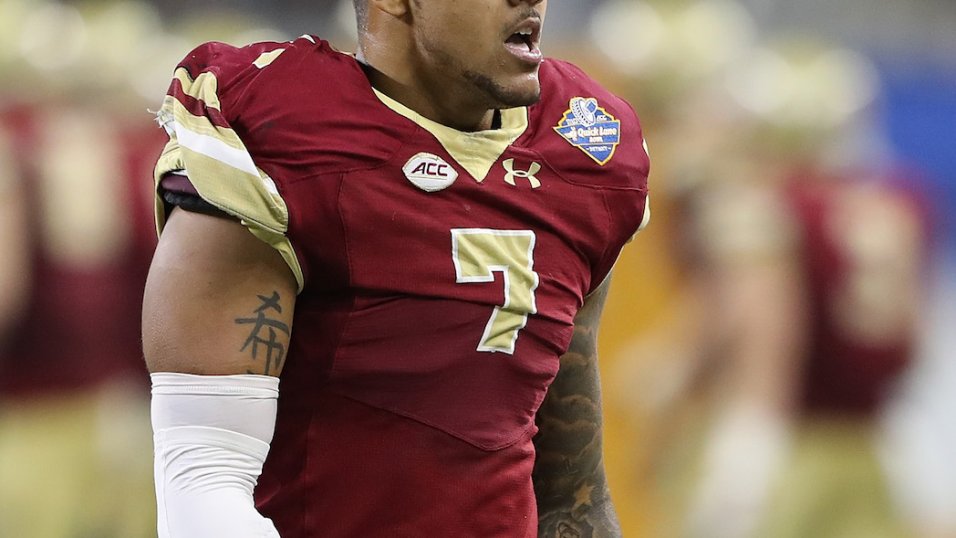 Twitter reacts to Titans selection of Boston College DE Harold Landry