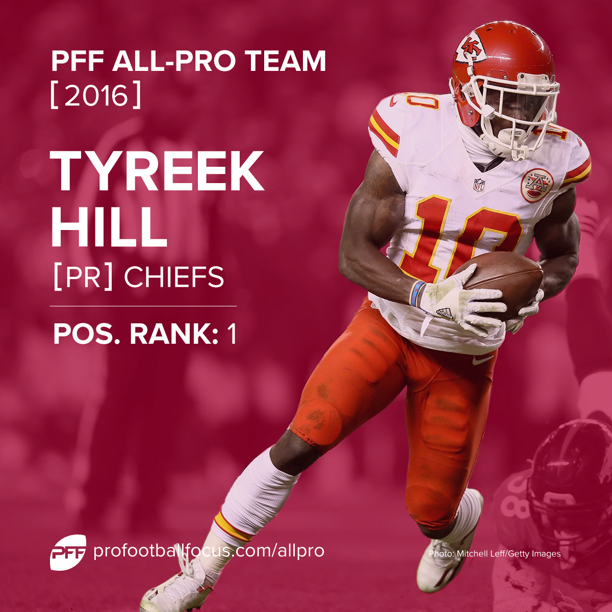 Tyreek Hill PFF All-Pro