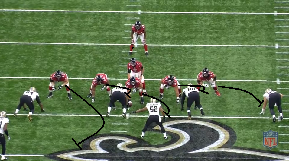 Falcons outside zone