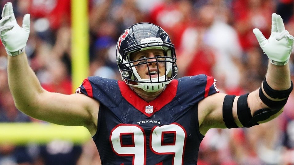 Johnson, Watt Top All Time Texans List, Per PFF