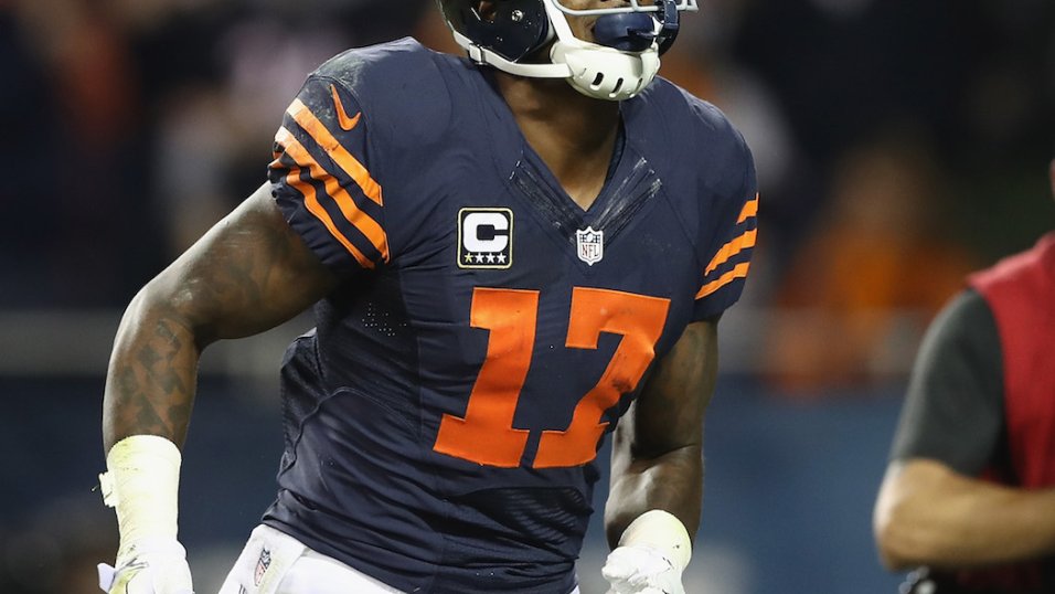 Alshon Jeffery begins his rookie season as #17 WR for the Chicago Bears