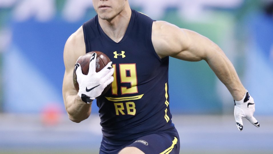 Christian McCaffrey dominated at the 2017 NFL Combine 