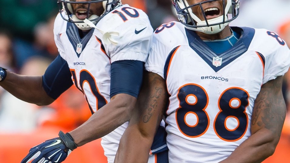 Broncos wide receiver Emmanuel Sanders hurt