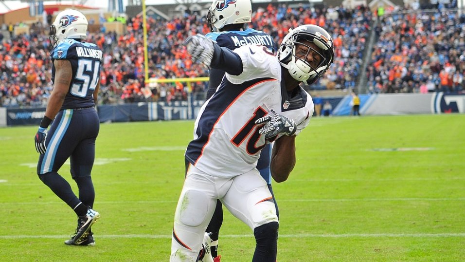 Emmanuel Sanders can now celebrate touchdowns with head coach's support