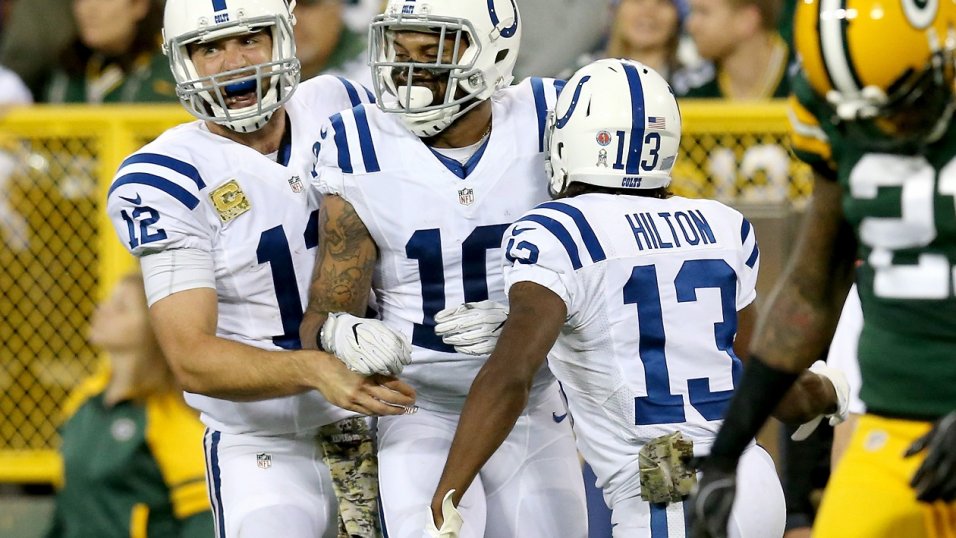 Indianapolis Colts wide receiver Phillip Dorsett (15) in action