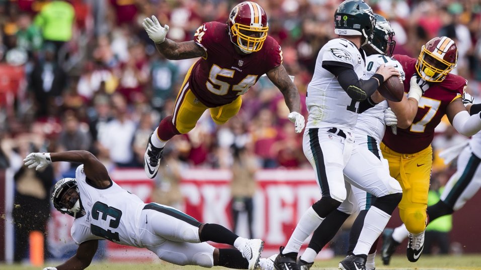 Redskins LB Foster reportedly has separated shoulder