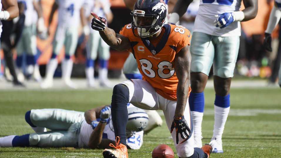 Denver Broncos defensive tackle Jonathan Harris lines up on defense News  Photo - Getty Images