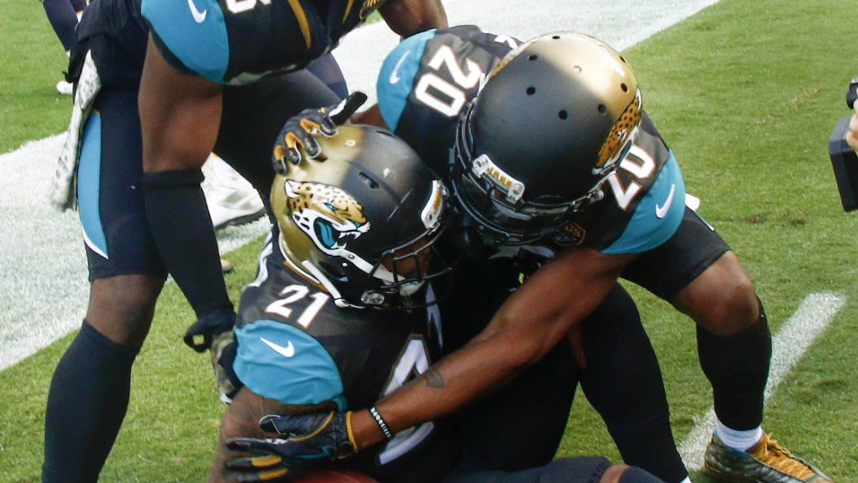 Jacksonville Jaguars cornerback Jalen Ramsey lines up before the snap