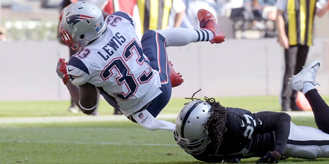 New England Patriots RB Dion Lewis