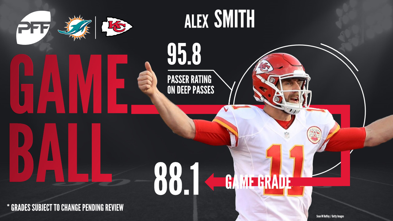 Alex Smith, quarterback, Kansas City Chiefs