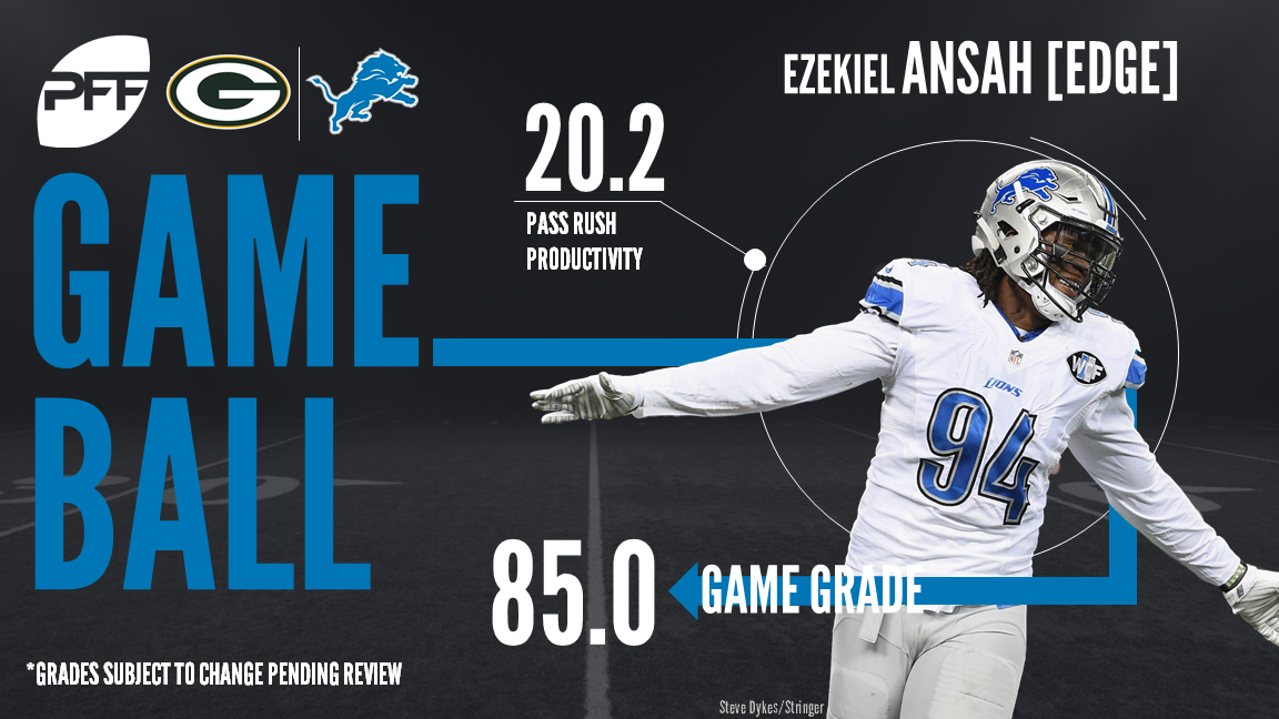 Detroit Lions edge defender Ezekiel Ansah