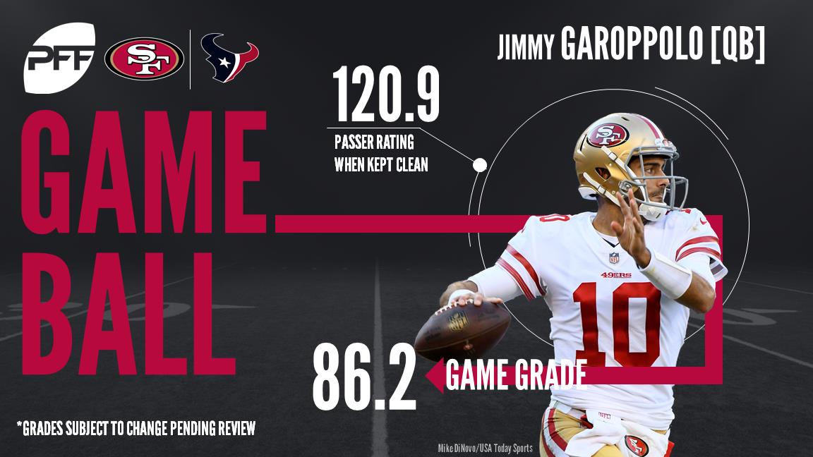 Jimmy Garoppolo, quarterback, San Francisco 49ers