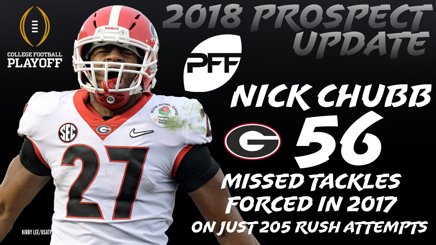 2018 NFL Draft: Nick Chubb is a better prospect than Sony Michel