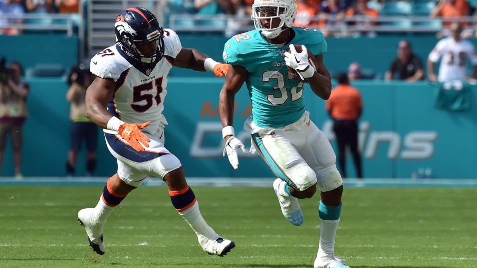 Miami's Kenyan Drake had the best single-game performance by a RB