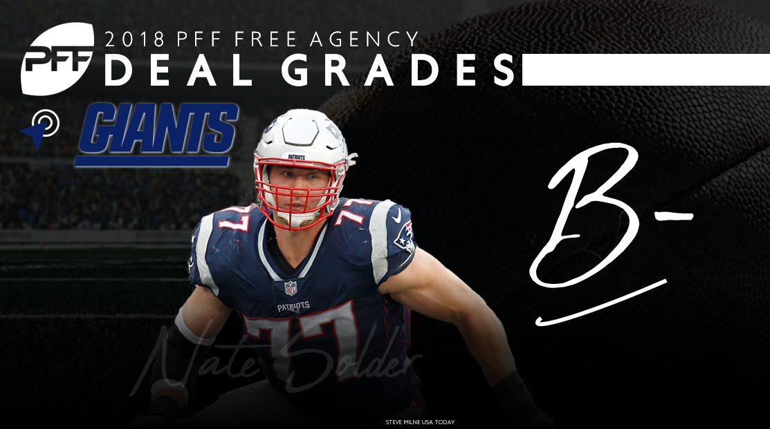 Nate Solder signs with the Giants