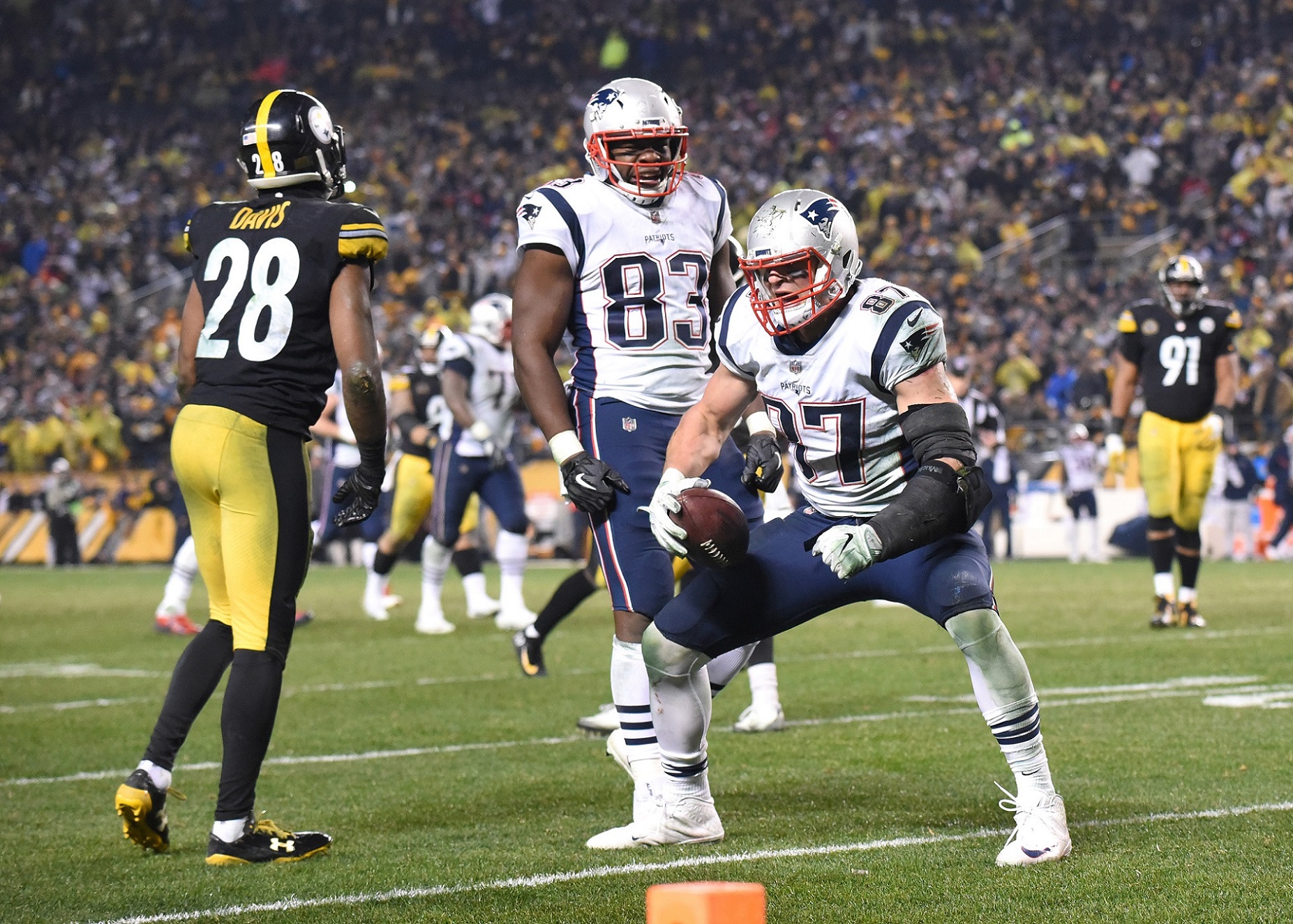 gronkowski steelers