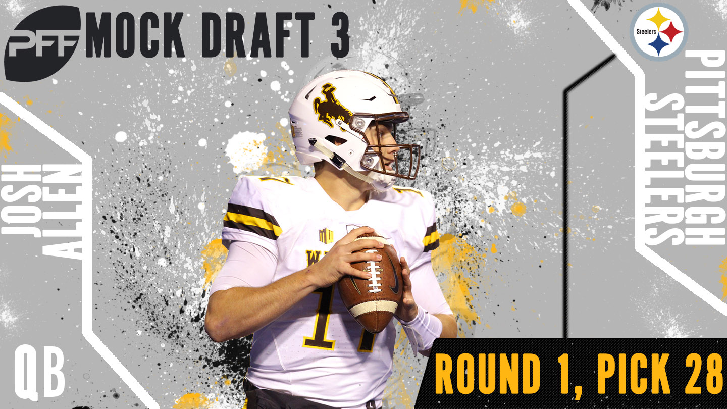 PFF Mock Draft 3 - Josh Allen