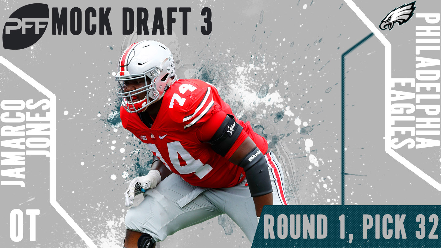 PFF Mock Draft 3 - Jamarco Jones