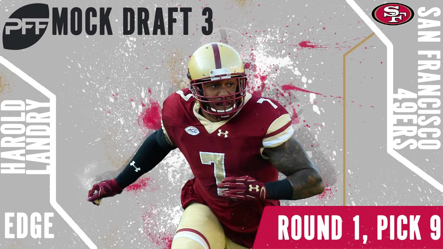 PFF Mock Draft 3 - Harold Landry