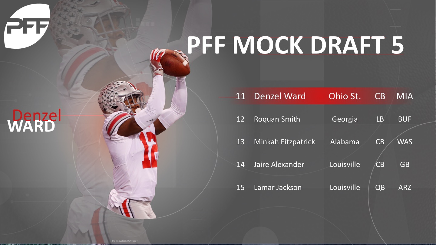 PFF Viewer Mock Draft: Top 5