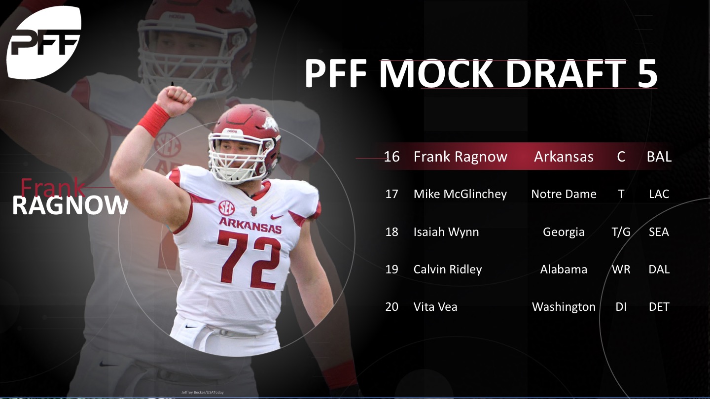 PFF NFL Mock Draft 5, NFL Draft