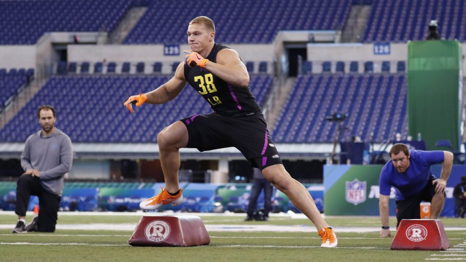 Leighton Vander Esch 2018 First round pick out of Boise St artwork