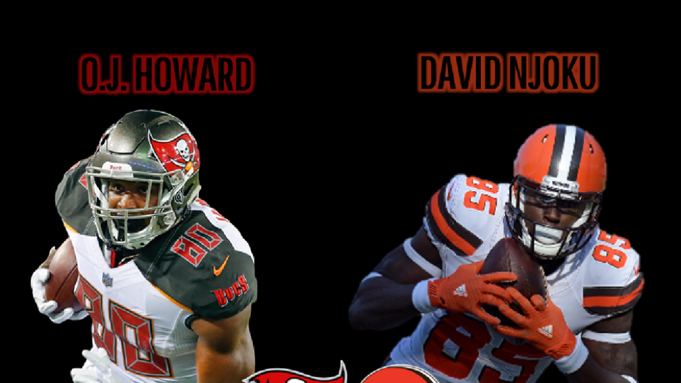 Player Showdown: O.J. Howard or David Njoku?