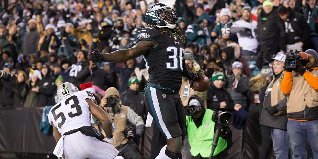 Philadelphia Eagles RB Jay Ajayi