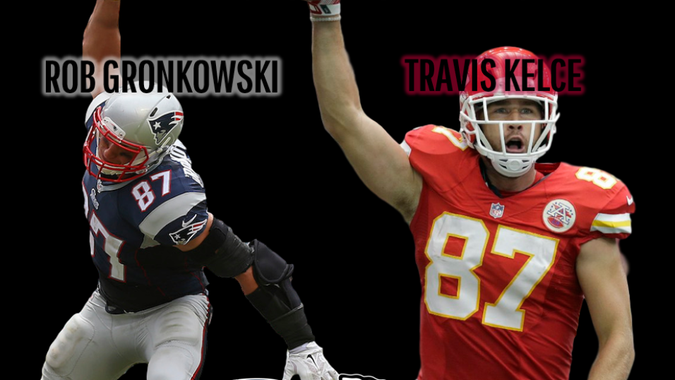 New England Patriots: Travis Kelce is good, but Rob Gronkowski is great