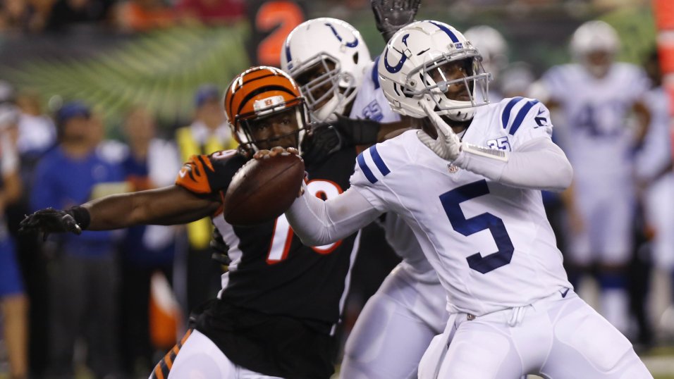 Colts action photos against Bengals in preseason football