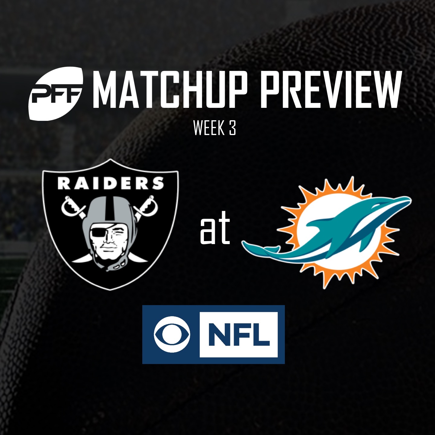 NFL Week 3 CBS Raiders @ Dolphins Preview | NFL News, Rankings And ...