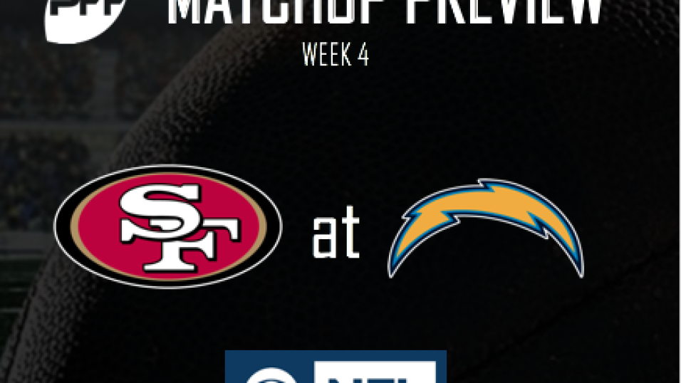 NFL Week 4 CBS San Francisco 49ers @ Los Angeles Chargers Preview