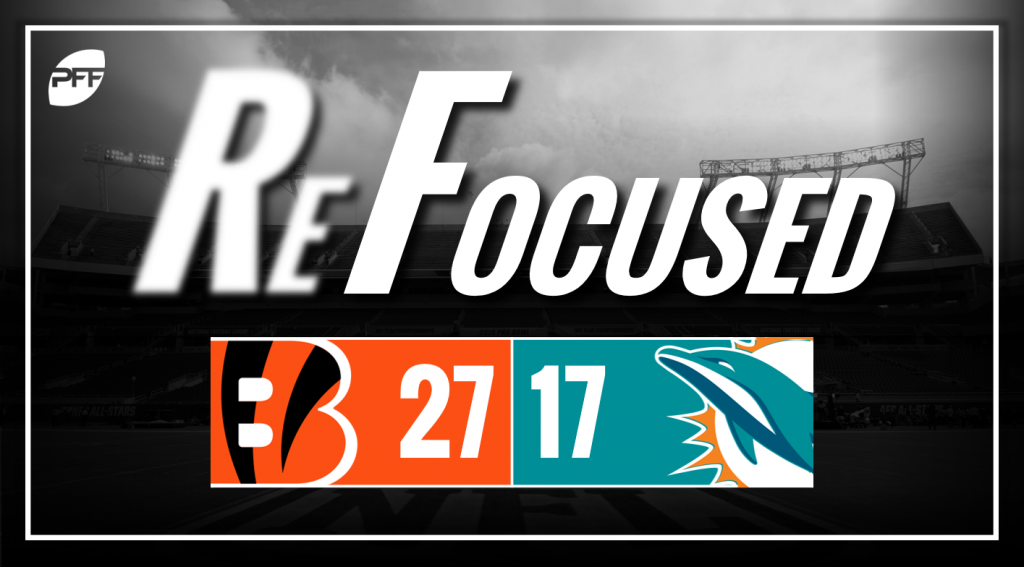 score between dolphins and bengals