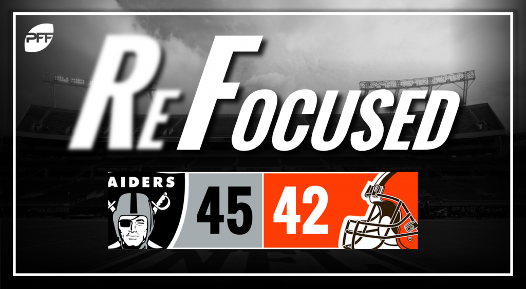 Oakland Raiders 45, Cleveland Browns 42