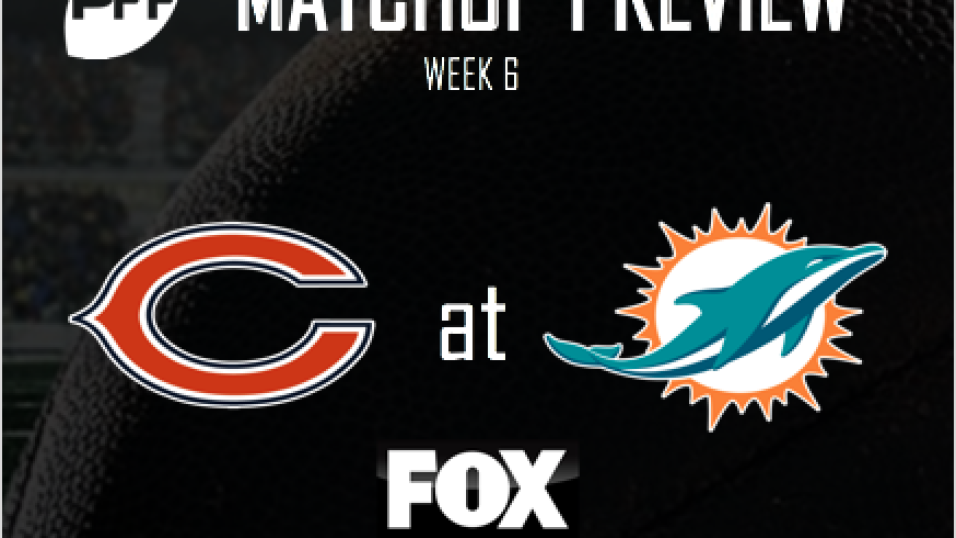 NFL Week 6 FOX Chicago Bears @ Miami Dolphins Preview, NFL News, Rankings  and Statistics
